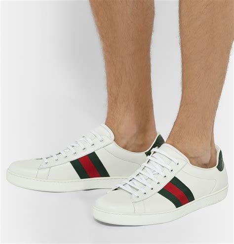 men's gucci shoes white|all white gucci shoes men.